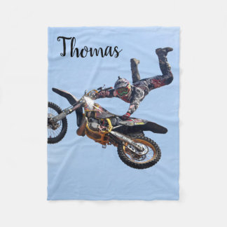 Couverture Polaire Motocross Motocross Racing Personnalisé