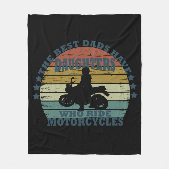 Couverture Polaire motocyclette fille de meilleur pads (Devant)