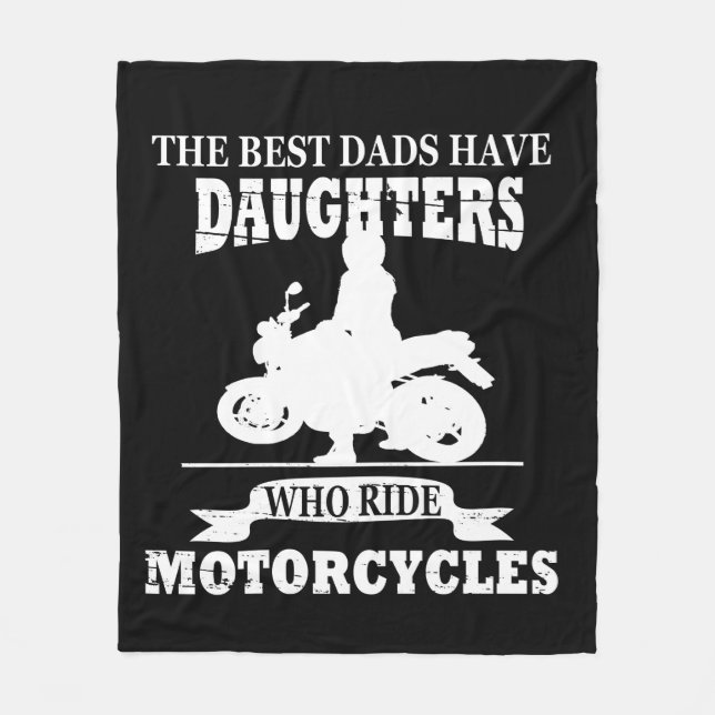 Couverture Polaire motocyclette fille de meilleur pads (Devant)