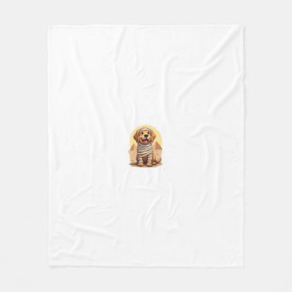Couverture Polaire Mummy Golden Retriever