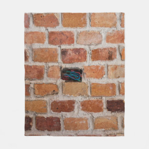 Couverture Polaire Mur Brown en brique
