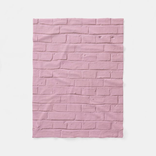 Couverture Polaire Mur en béton rose (Devant)