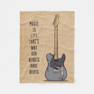 Couverture Polaire Music Art Music Is Life
