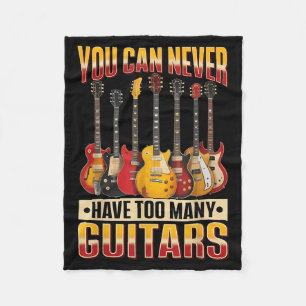 Couverture Polaire Musique de guitare drôle que vous ne pouvez jamais