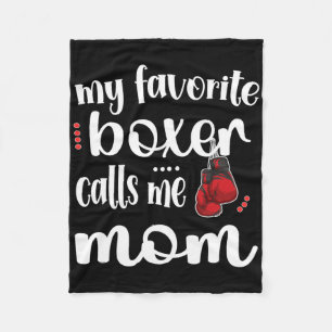 Couverture Polaire My Favorite Boxer Calls Me Boxing