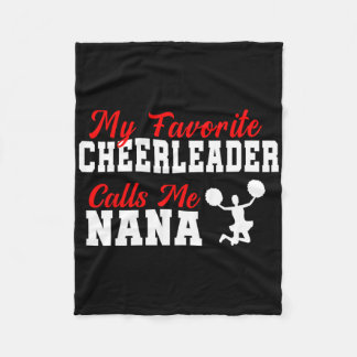 Couverture Polaire My Favorite Cheerleader Calls Me Nana Funny Nana 