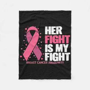 Couverture Polaire My Fight Breast Cancer Awareness Fami