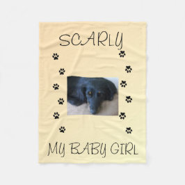 Couverture Polaire My Fur Babies Peach Glow