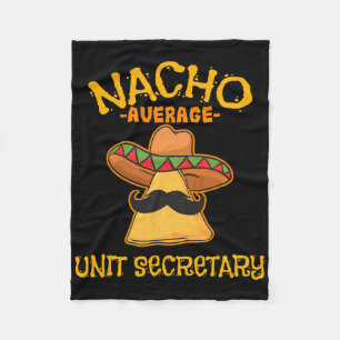 Couverture Polaire Nacho Moyen Secrétaire Unité Mexicaine Cinco De Ma