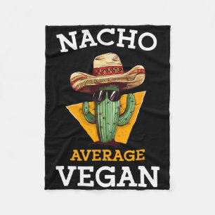 Couverture Polaire Nacho Moyenne Vegan Ami Fun Mexicain Plaisanterie