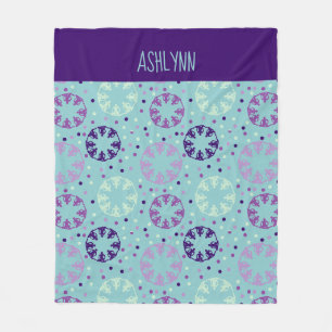 Couverture Polaire Natation synchronisée Aqua et Purple Personnalis