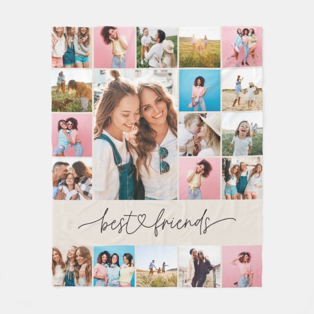 Couverture Polaire Natural 20 photo moderne script minimal simple (Devant)