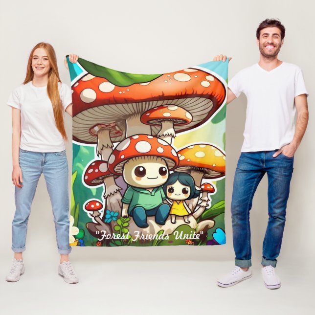 Couverture Polaire "Nature's Playful Side" (En situation)