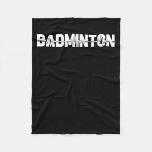 Couverture Polaire Navette Badminton - Racquet Court Player Ekg Heart