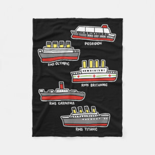 Couverture Polaire Navire de croisière célèbre RMS Titanic Britanic P