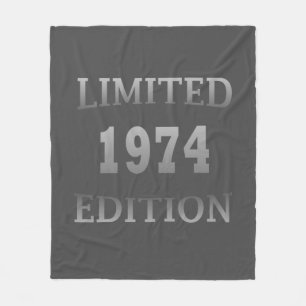Couverture Polaire Né en 1974 cadeau d'anniversaire