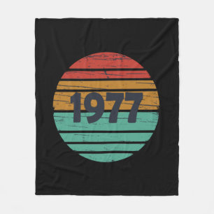 Couverture Polaire Né en 1977 cadeau d'anniversaire vintage