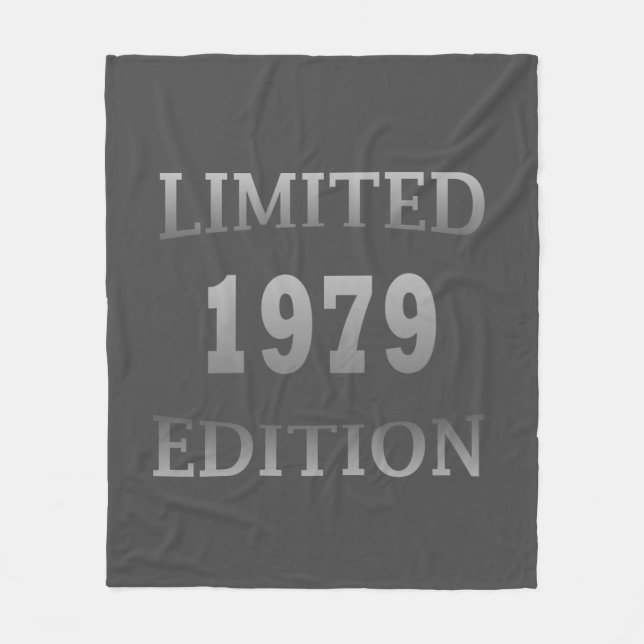 Couverture Polaire né en 1979 anniversaire en édition limitée cadeau (Devant)