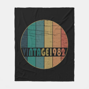 Couverture Polaire Né en 1982 anniversaire vintage