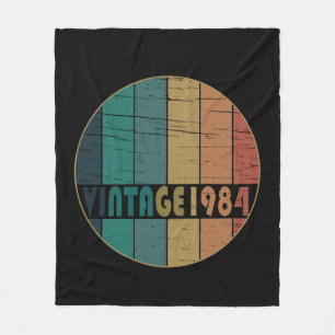 Couverture Polaire Né en 1984 anniversaire vintage