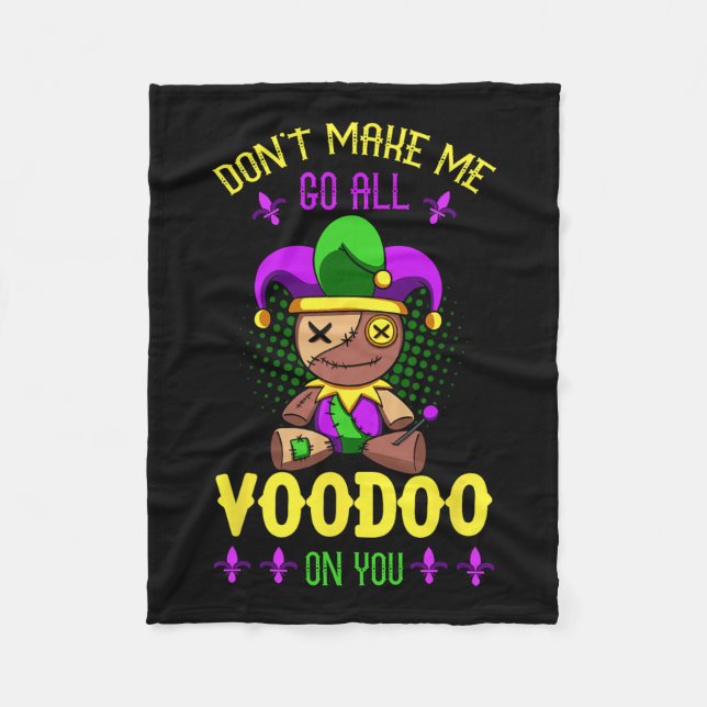 Couverture Polaire Ne m'oblige pas à aller tout vaudou sur vous Mardi (Devant)