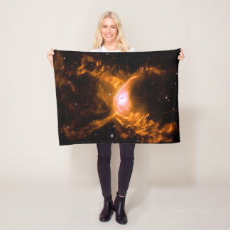 Couverture Polaire Nebula, araignée géante | Cadeau aux amateurs d'ar