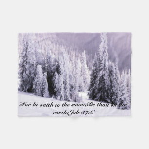 Couverture Polaire Neige couverte