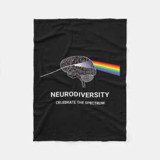 Couverture Polaire Neurodiversité Spectre d'autisme Asd Adhd Arc-en-c