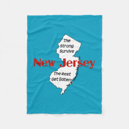 Couverture Polaire New Jersey La forte survie personnalisée