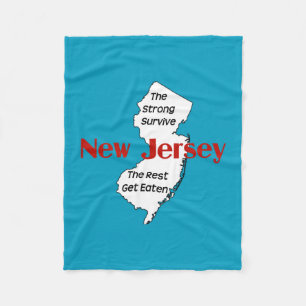 Couverture Polaire New Jersey La forte survie personnalisée