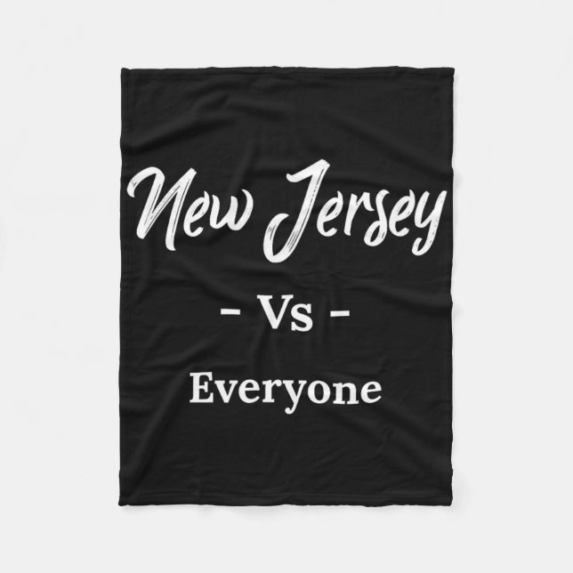 Couverture Polaire New Jersey Vs Everyone  (Devant)