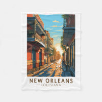 New Orleans Louisiana French Quarter Travel Art