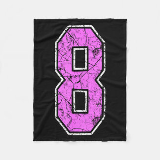 Couverture Polaire Nge Nk et Nk Numéro 8 Maillot Joueur Uniforme #8