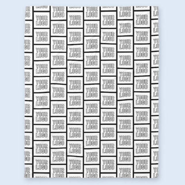 Couverture Polaire N'importe quel Motif de répétition de logo ou d'im (Créateur téléchargé)