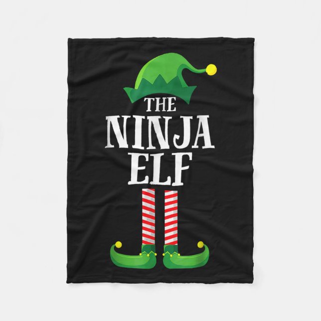 Couverture Polaire Ninja Elf Matching Family (Devant)