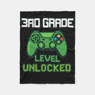 Couverture Polaire Niveau 3e débloqué Gamer Ck retour à l'école garço