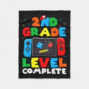 Couverture Polaire Niveau Scolaire Terminé Jeu Vidéo Dernier Jour D'É