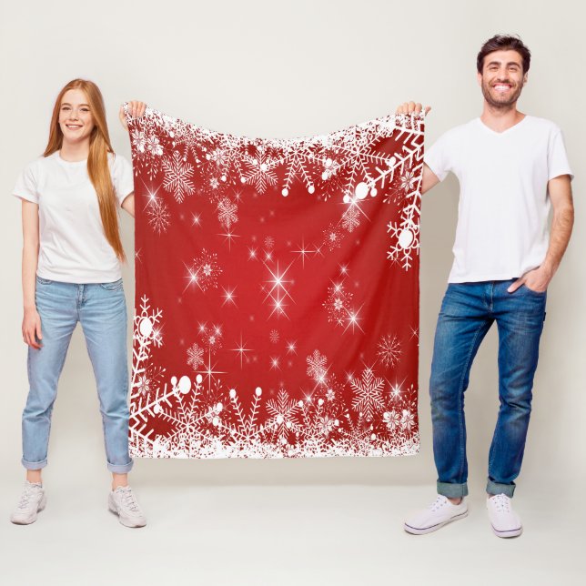 Couverture Polaire Noël (En situation)