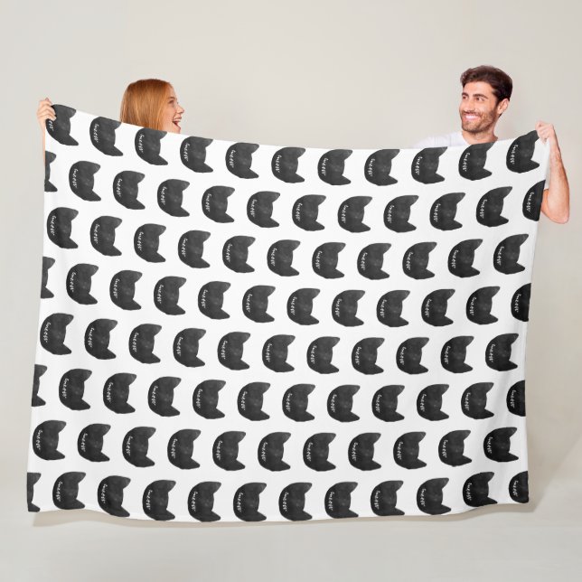 Couverture Polaire Noël aux chats de viande (En situation)