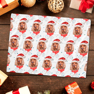 Couverture Polaire Noël de la race de chien Cocker Spaniel Anglais