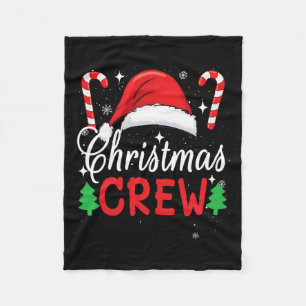 Couverture Polaire Noël Équipe famille Noël Groupe Pyjama Hommes Femm