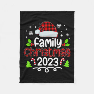 Couverture Polaire Noël Familial 2023 Pour Les Familles Correspondant