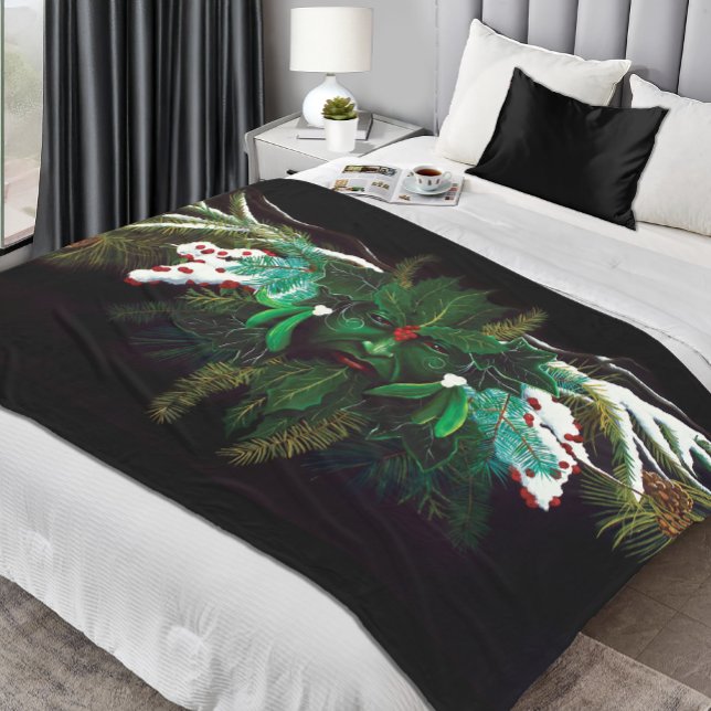 Couverture Polaire Noël Homme vert (Créateur téléchargé)