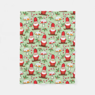 Couverture Polaire Noël Père Noël Gnomes Design