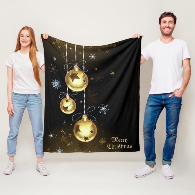 Couverture Polaire Noël Snowman Élégant Vacances d'hiver (En situation)