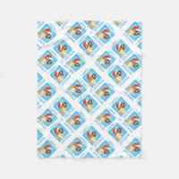 Noël St Bernard Fleece Blanket