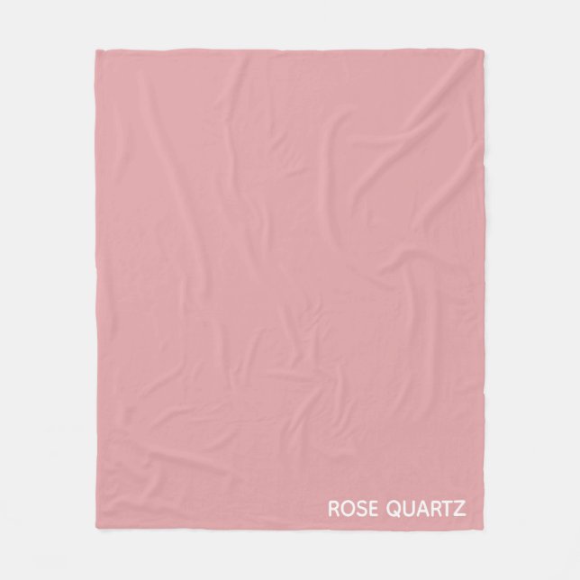 Couverture Polaire Nom de couleur rose quartz rose (Devant)