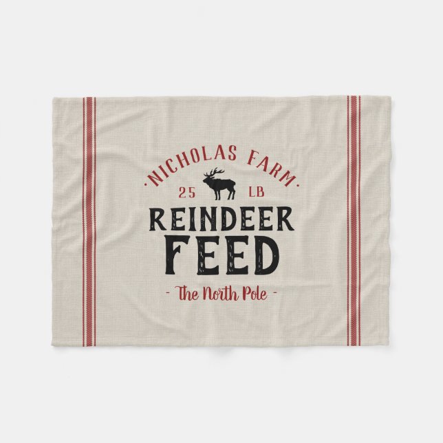 Couverture Polaire Nom de famille Reindeer Aliments pour animaux de v (Devant (Horizontal))