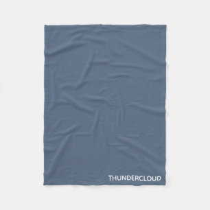 Couverture Polaire Nom de la couleur gris-bleu du nuage-tonnerre