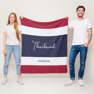 Couverture Polaire Nom personnalisé Couleurs Thaïlande